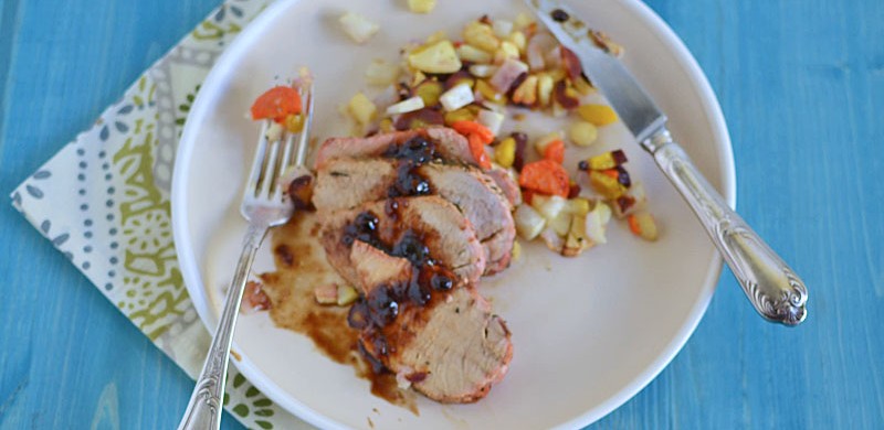Herb Roasted Pork with Root Vegetables via littleferrarokitchen.com Herb Roasted Pork with Root Vegetables via littleferrarokitchen.com