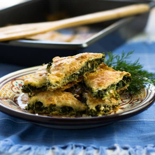 Turkish Borek (Savory Spinach and Feta Pie)