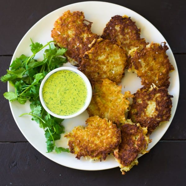 Yucca Latkes with Aji Amarillo - The Little Ferraro Kitchen