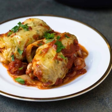 Sweet and Sour Stuffed Cabbage Rolls