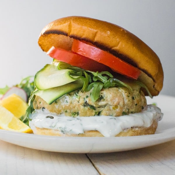 Mediterranean Salmon Burgers The Little Ferraro Kitchen