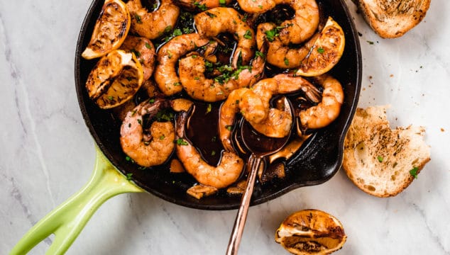 Spanish Garlic Shrimp with Paprika and Lemon