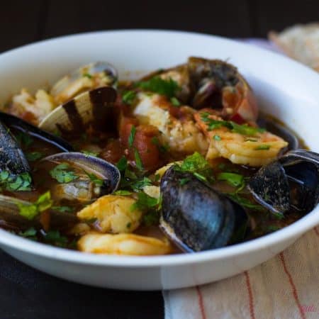 Cioppino (Seafood and Tomato Stew) - The Little Ferraro Kitchen