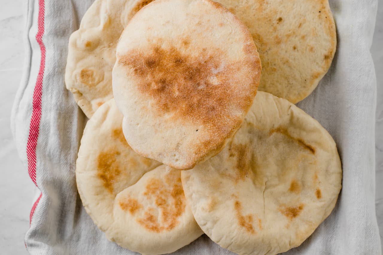 Homemade Pita Bread - The Little Ferraro Kitchen