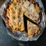 The perfect fall apple cake, seasoned with floral and earthy cardamom, bright orange zest and loaded with chunks of sweet apples. And perfect to serve alongside your favorite warm drink.