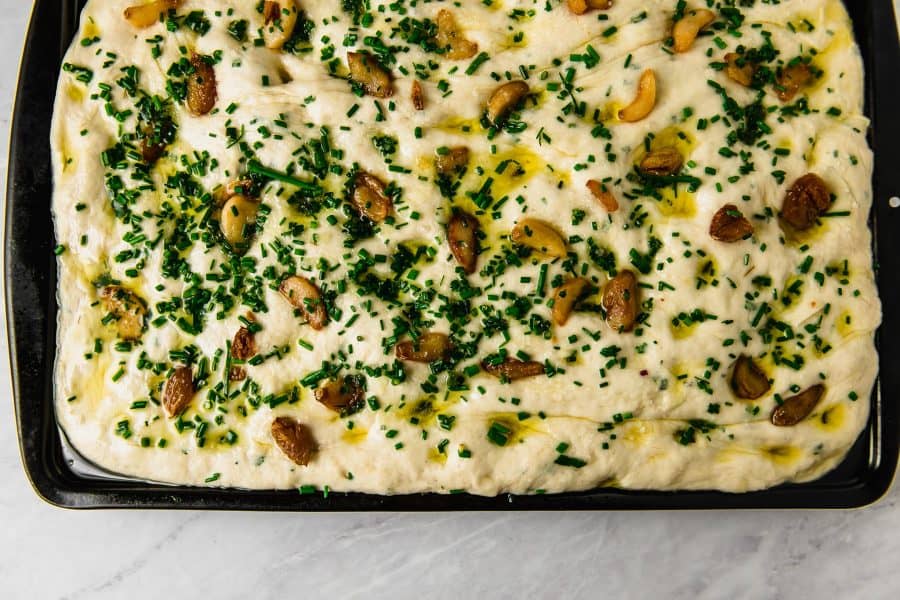 Roasted Garlic and Herb Focaccia The Little Ferraro Kitchen