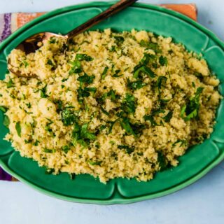 A simple recipe for lemon herb couscous that takes nearly 15 minutes and is a fantastic side to other Mediterranean dishes.