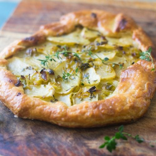 Potato Leek Tart - The Little Ferraro Kitchen