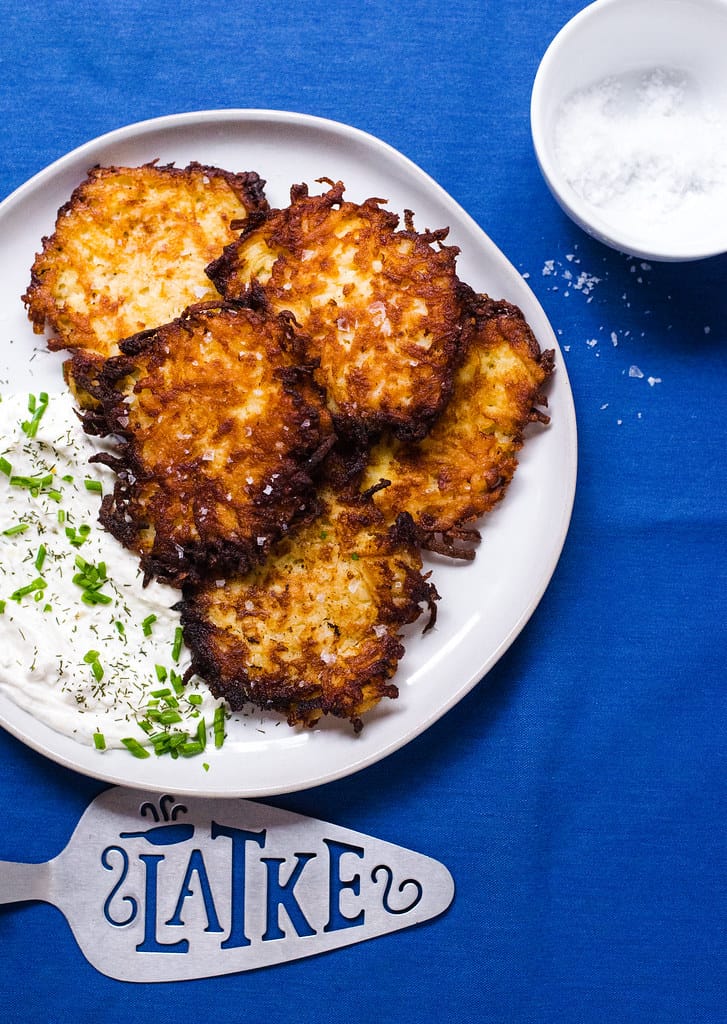 A list of fun and unique latke recipes that go beyond classic potato that you can enjoy every night of the week and then some.