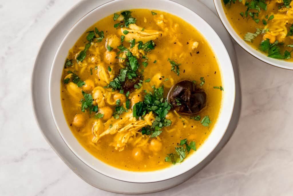 Persian Lemon Chicken Soup