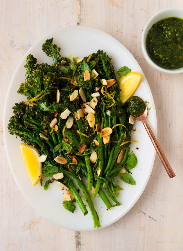 Pesto Broccolini The Little Ferraro Kitchen