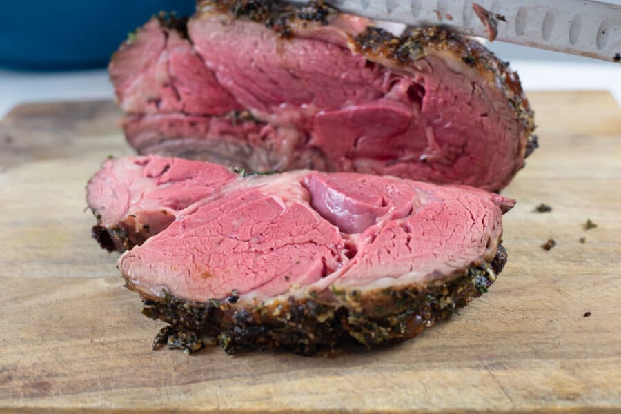 Garlic and Herb Crusted Boneless Rib Roast