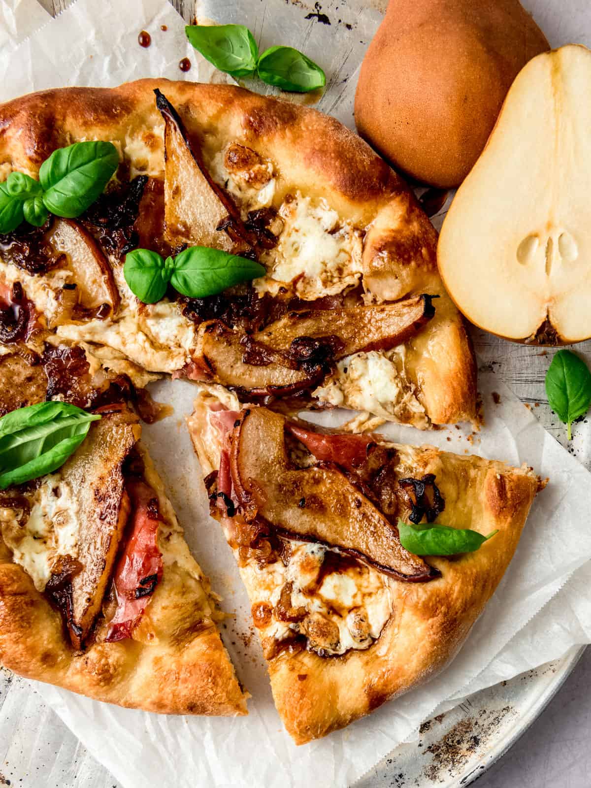 Pear & Gorgonzola Flatbread - Plain Chicken