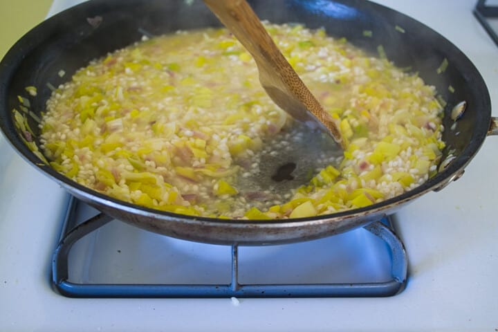 Creamy Spinach Risotto with Parmesan - The Little Ferraro Kitchen