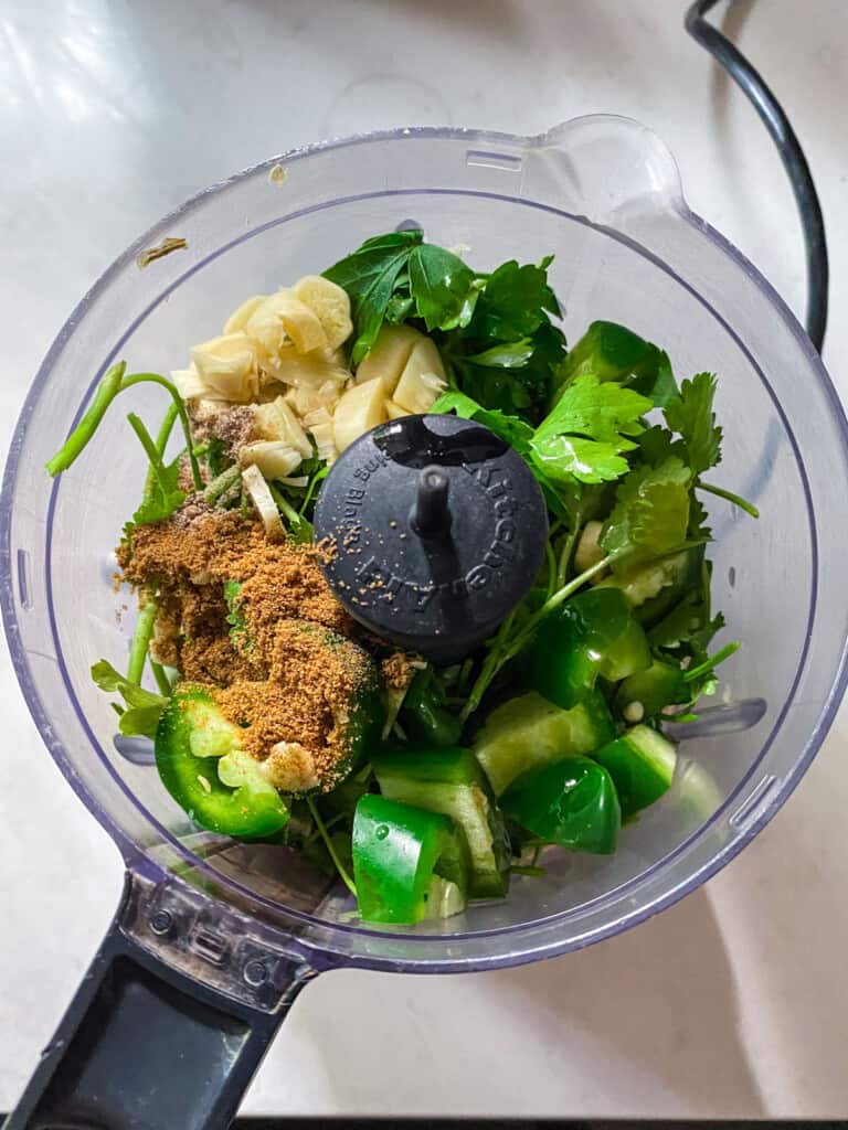 Zhoug Sauce (Spicy Cilantro Sauce) (Spicy Cilantro Sauce) The Little