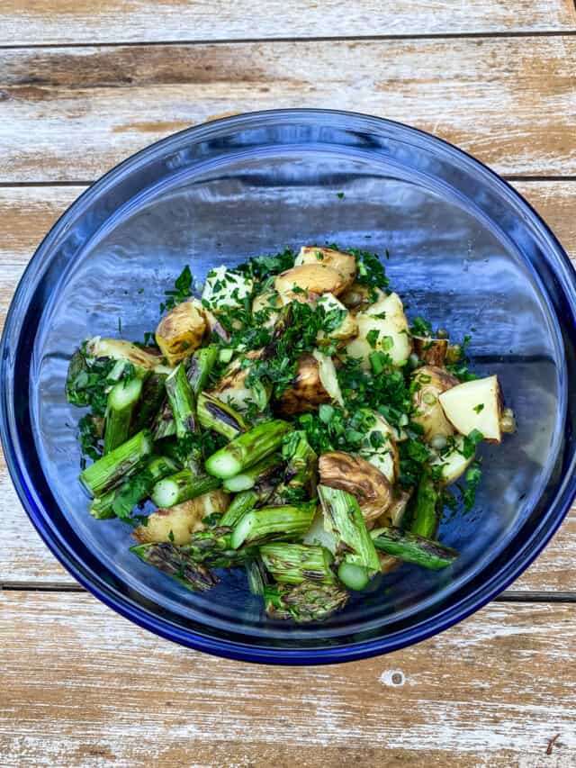 Healthy Grilled Potato Salad (No Mayo) The Little Ferraro Kitchen