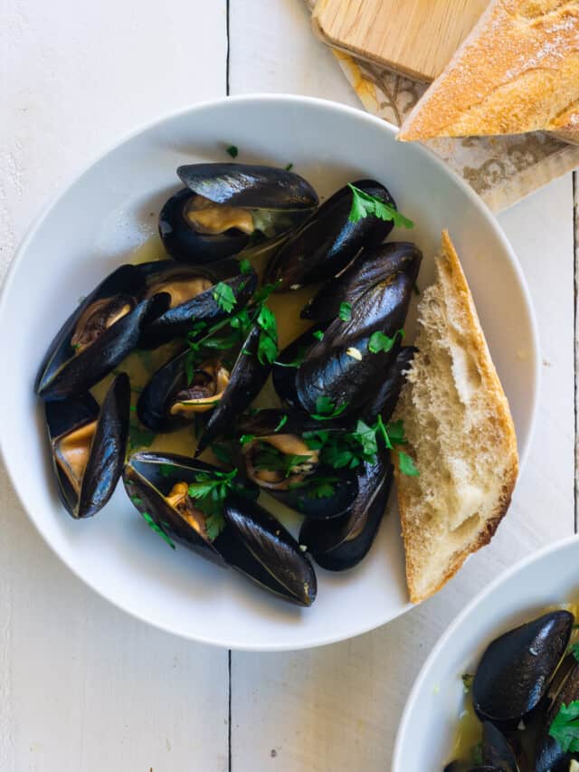 Julia Child's Mussels Marinière The Little Ferraro Kitchen