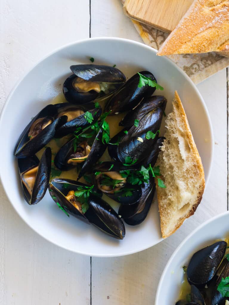 Julia Child's Mussels Marinière The Little Ferraro Kitchen