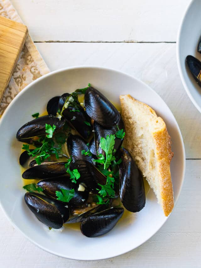 Julia Child's Mussels Marinière The Little Ferraro Kitchen