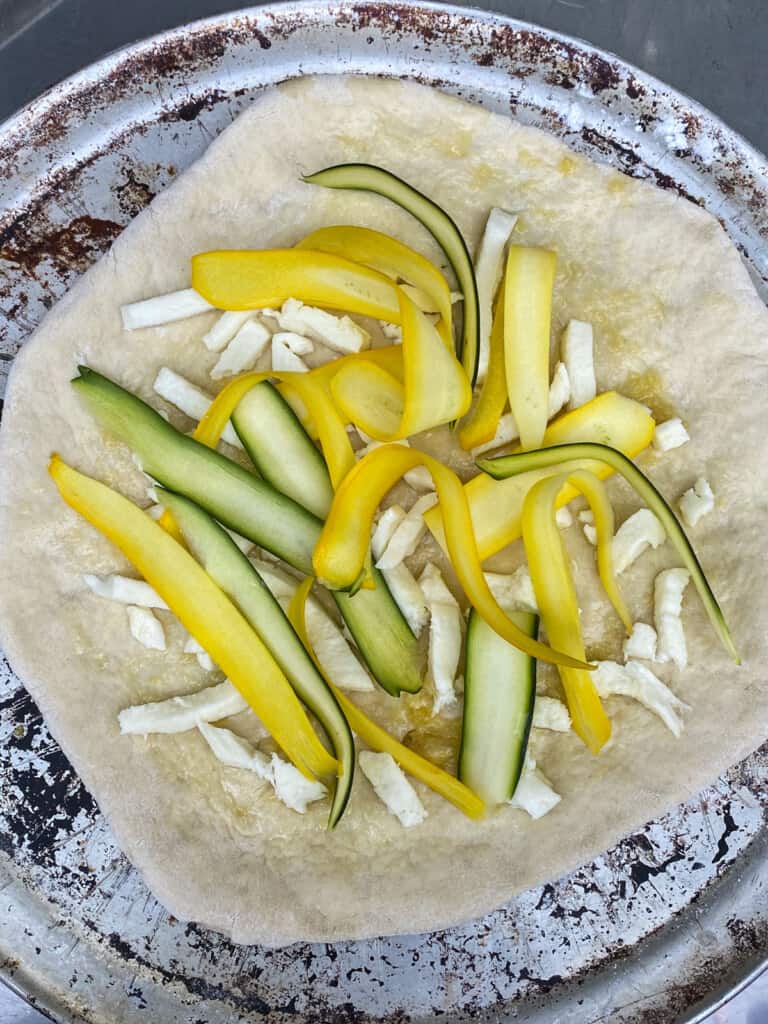 Squash Blossom Pizza with Burrata The Little Ferraro Kitchen