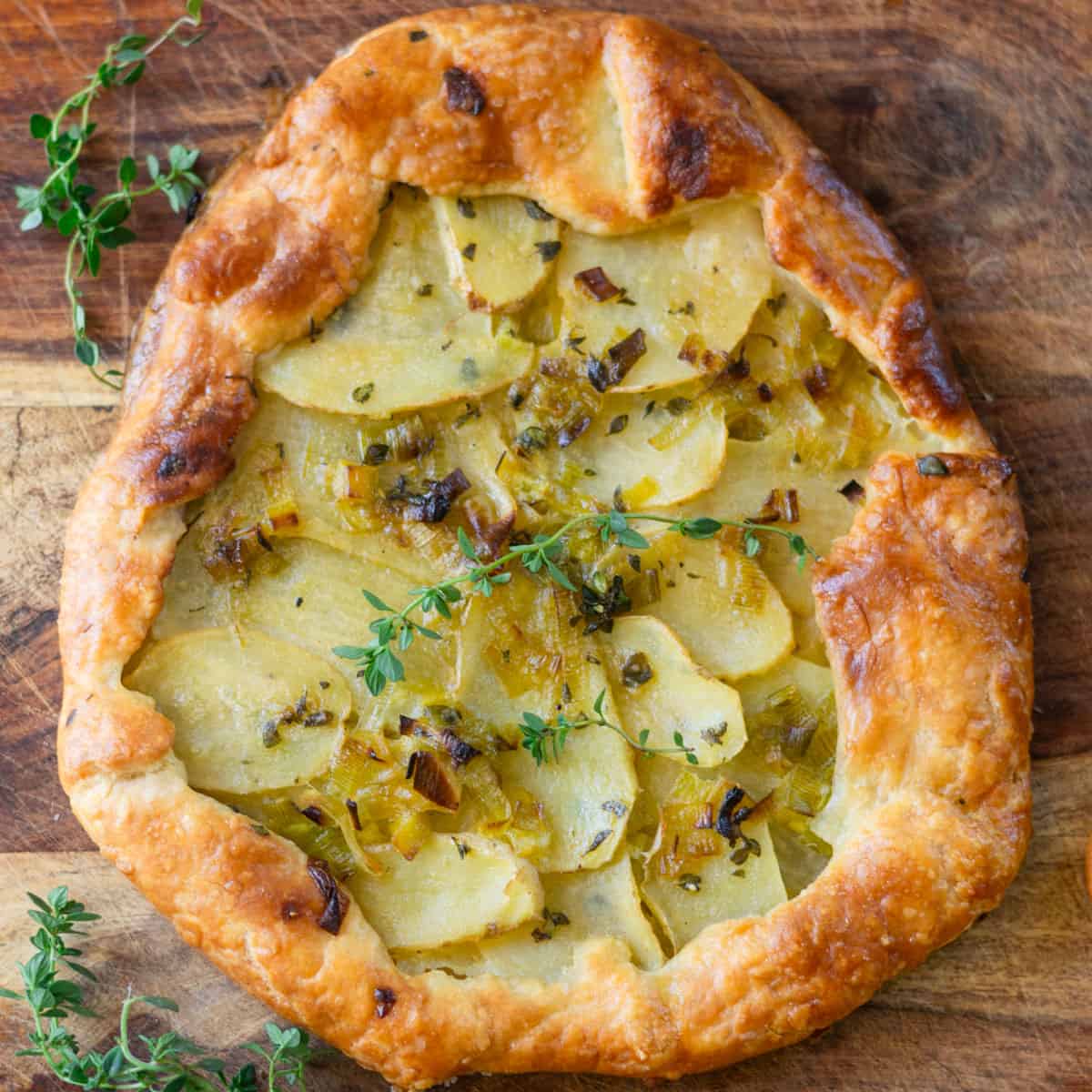 Potato Leek Tart - The Little Ferraro Kitchen