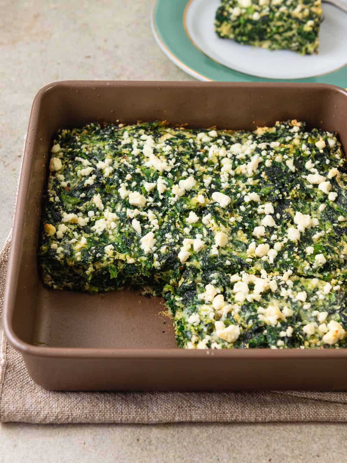 Sephardic spinach and feta pie is an easy Sephardic Jewish recipe made with spinach and three cheeses.