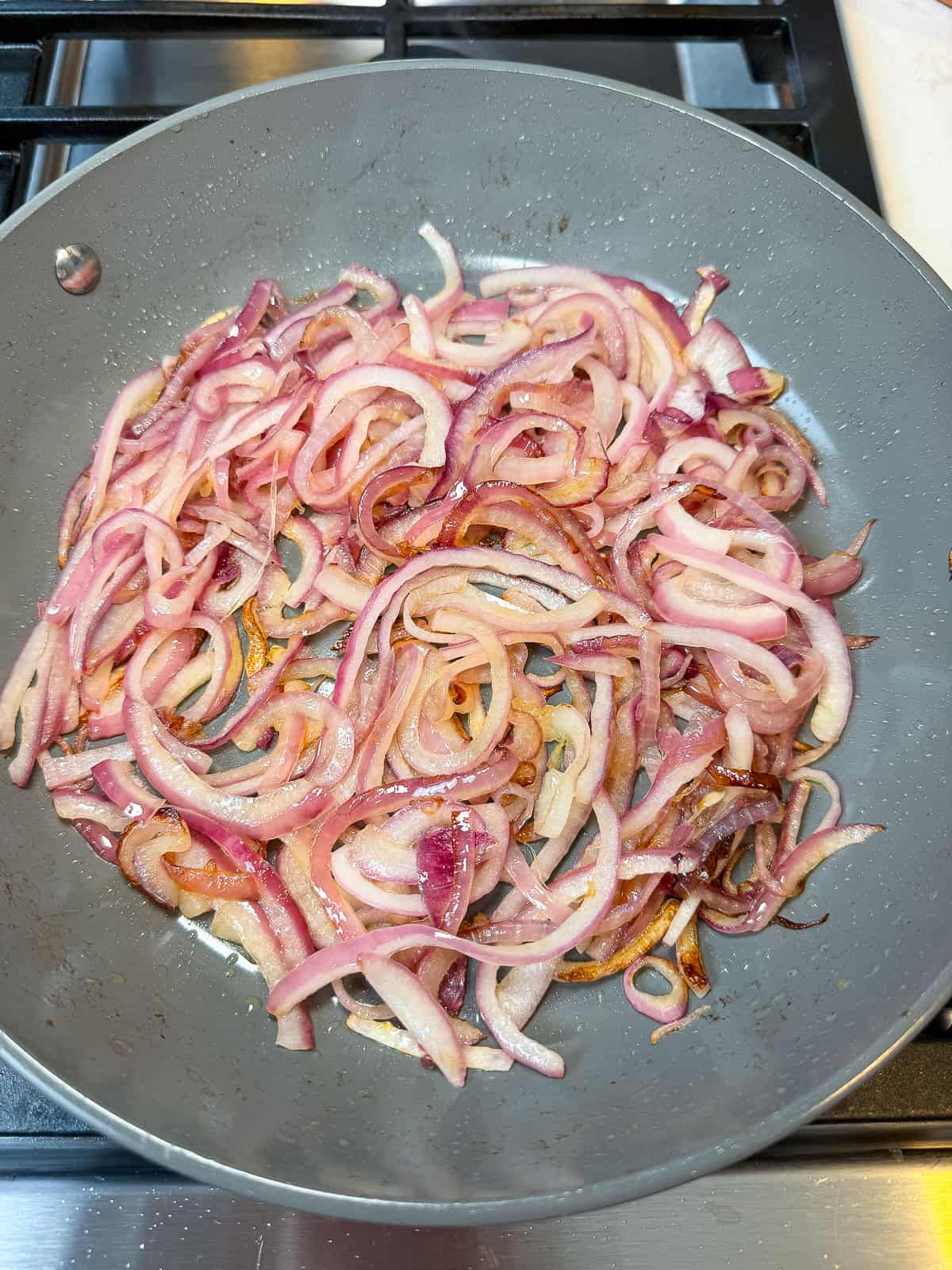 Start by sautéing sliced red onions for agrodolce.